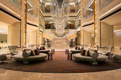 Luxury Hotel in Macau | JW Marriott Hotel Macau Marriott Hotels Interior, Macau China, Lobby Seating, Hotel Lobby Design, Hotel Lounge, Marriott Hotel, 5 Star Hotel, Architect Design House, Luxury Amenities