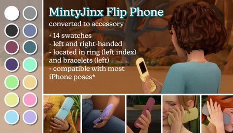 Sims 4 Phone Accessory, Sims 4 Overrides Phone, Sims 4 Phone Override, Sims 4 Phone, Sims 4 Overrides, Flip Phone, Flip Phones, So Busy, Doing Something