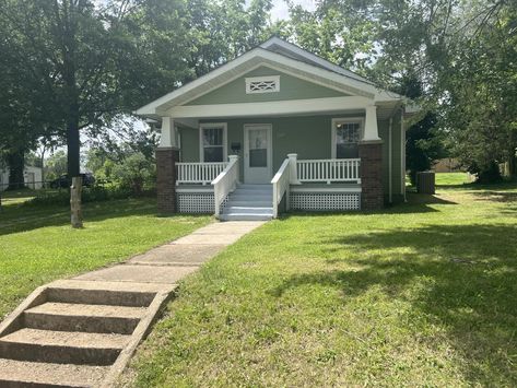 c.1940 Missouri Bungalow For Sale Under $85K 1940 Bungalow, 1 Bedroom Bungalow, Bungalows For Sale, Craftsman Style Home, The Ozarks, Water Views, Ghost Towns, Come Home, Craftsman Style