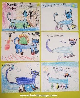 Pete The Cat Directed Drawing, Pete The Cats, Literature Activities, Kindergarten Art Projects, Cat Activity, Directed Drawing, Author Studies, Drawing Activities, Pete The Cat