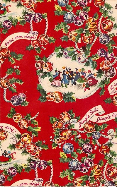 Vintage Wrapping Paper | Emily Reiman | Flickr Vintage Christmas Wrapping Paper, Wallpaper Retro, Christmas Ephemera, Vintage Christmas Images, Vintage Wrapping Paper, Old Christmas, Old Fashioned Christmas, Christmas Past, Christmas Memory