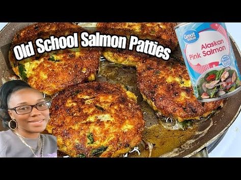 Old School Salmon Patties / Croquettes | How to make Salmon Patties #salmonpattierecipe - YouTube Salmon Pattys, Southern Salmon Patties, Salmon Croquettes Recipe, Canned Salmon Recipes, Croquettes Recipe, Salmon Croquettes, Salmon Patties Recipe, Can Salmon, Iron Skillet Recipes