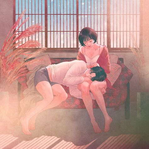 Zipcy Art, Art Love Couple, Art Amour, Happy Winter, Art Manga, Couple Illustration, Love Illustration, Art Et Illustration, Cute Couple Art