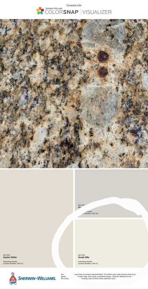 Best Cabinet Color For Brown Granite, Earth Tone Granite Countertops, Kitchen Cabinets With Beige Countertops, White Cabinets With Brown Granite, Brown Speckled Granite Countertops, Beige Kitchen Cabinets With Granite, Cabinet Colors With Brown Granite, Kitchen Cupboard Colours, Brown Granite Countertops