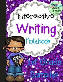 Teaching Opinion Writing, First Grade Centers, 1st Grade Writing Prompts, Interactive Writing Notebook, Interactive Writing, Writing Projects, Writing Curriculum, 1st Grade Writing, First Grade Writing