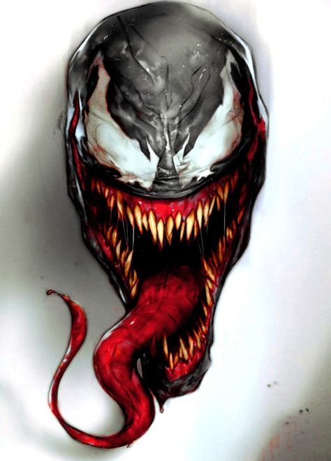 Venom Pictures, Venom Tattoo, Ben Oliver, Venom Face, Punisher Logo, Venom Art, Venom Comics, Arte Nerd, Marvel Tattoos