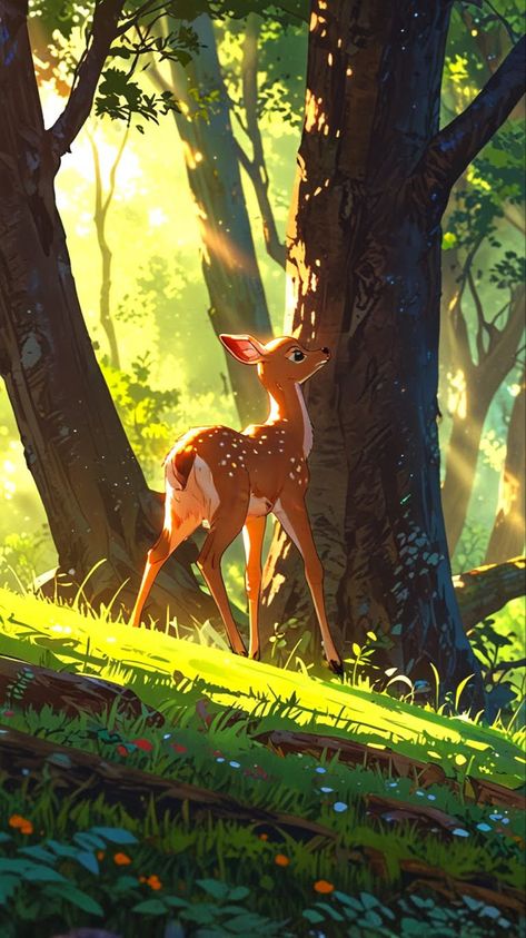 #fawn | #deer | #babydeer | #deerwallpaper | #fawnwallpaper Fawn Wallpaper, Random Backgrounds, Landscape Drawing Tutorial, The Cutest Animals, Deer Wallpaper, Art Goals, Fawn Deer, Deer Drawing, Deer Photos