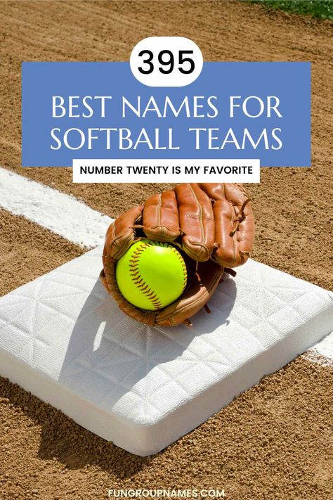 395 Best Softball Team Names! Softball Team Gift Ideas, Softball Team Photos, Softball Wedding, Softball Team Names, Softball Team Gifts, Amelia Island Florida, Softball Gifts, Softball Team, Team Photos