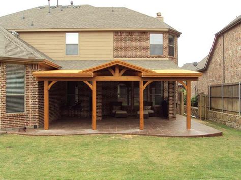 Long Patio Cover With Gable Attached To Fascia Flat Covered Patio, Back Patio Extension Ideas, Gable Patio Covers Attached To House, Back Patio Cover Ideas, Covered Patio Design Attached To House, Deck Roof Attached To House, Patio Roof Attached To House, Patio Roof Ideas Attached To House, Covered Patio Addition Roof Ideas