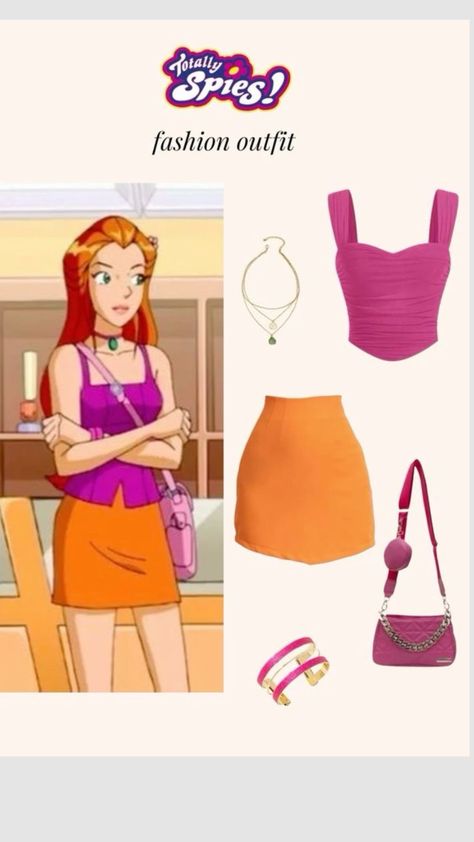 Totally Spies Halloween, Spy Outfit, Spy Girl, Outfit Combos, Famous Outfits, Character Inspired Outfits, Outfit Challenge, Get It Girl, Totally Spies