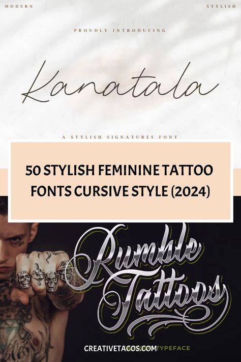 Check out these 50 simple, beautiful feminine tattoo fonts cursive. Perfect for anyone looking to make their tattoo unique & personal. Download. Womens Tattoo Fonts, Cursive Tattoo Fonts Alphabet, Name Tattoo Font For Women, Delicate Font Tattoo, Tattoo Font Ideas For Women, Font For Tattoos For Women, Dainty Font Tattoo, Tattoo Writing Fonts Women, Script Fonts For Tattoos