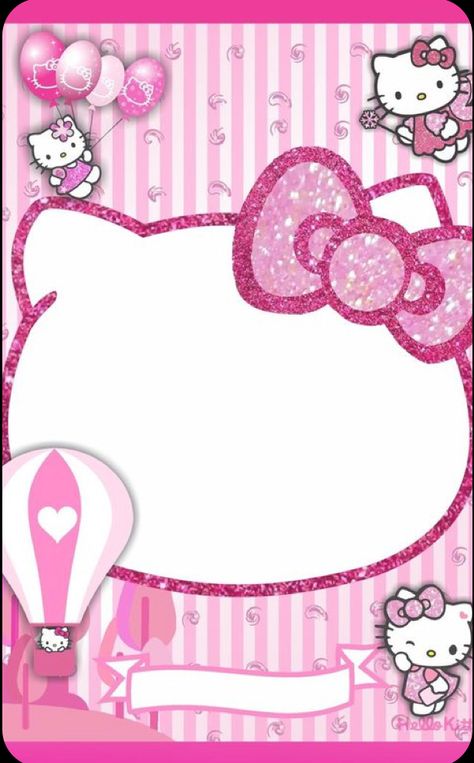 Hello Kitty Frame, Hello Kitty Birthday Party Decorations, Hello Kitty Invitation Card, Hello Kitty Birthday Decorations, Hello Kitty Birthday Invitations, Hello Kitty Baby Shower, Hello Kitty Invitations, Hello Kitty Birthday Cake, Frame Wallpaper