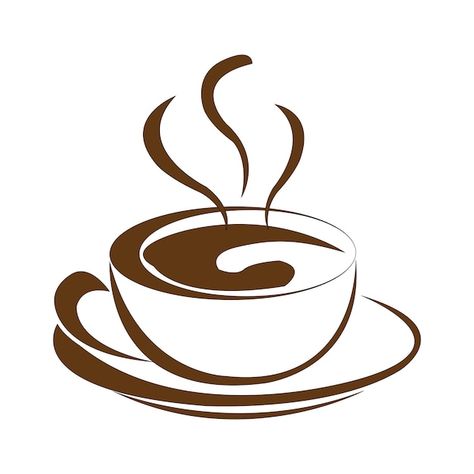 A cup of coffee icon logo vector design ... | Premium Vector #Freepik #vector #espresso #latte #mocha #cappuccino Coffee Icon Logo, Coffee Shop Design Logo, Coffee Cup Logo, Cafe Icon, Coffee Cup Icon, Mocha Cappuccino, Cup Of, Coffee Icon, Cup Logo