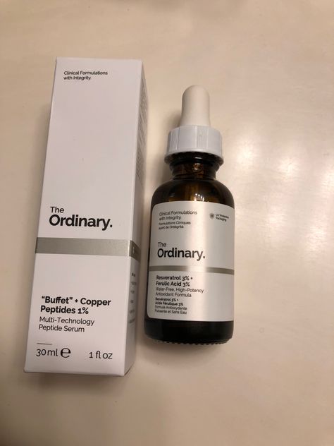 The Ordinary “Buffet” +Cooper Peptides 1% Ordinary Copper Peptides, The Ordinary Peptide Serum, Ordinary Multi Peptide Serum, The Ordinary Multi Peptide Eye Serum, The Ordinary Buffet + Copper Peptides 1%, Ordinary Buffet, The Ordinary Buffet, Peptide Serum, Skincare Aesthetic