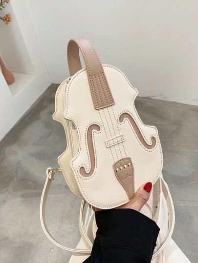 Quirky Bags, Small Backpacks, Violin Design, Backpacks For Women, Shoes Diy, Buy List, Novelty Bags, Shoulder Backpack, Brown Shoulder Bag