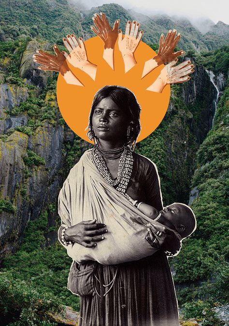 Refugees Art, Afrofuturism Art, Nature Collage, Digital Collage Art, Afrocentric Art, Collage Poster, Collage Illustration, Collage Design, Ethereal Art