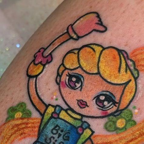 Shawnee on Instagram: "Betty Spaghetty from a couple months ago for Bethany!!! I'd love to do more sweet nostalgic pieces like this :) Done at @tearosetattoo . . . . . . . . . .. . . . #y2k #y2kaesthetic #90saesthetic #bettyspaghetty #floridatattoo #phillytattoo #ladytattooer" Betty Spaghetti, Betty Spaghetty, Florida Tattoos, 90’s Aesthetic, Tattoo Inspo, Y2k Aesthetic, Tattoos And Piercings, Do More, A Couple