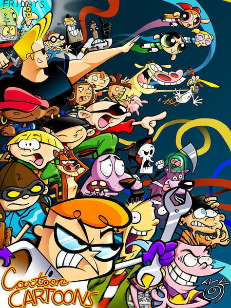 My childhood in one image ... Cartoon Network Viejo, Old Cartoon Network, Cartoon Network Characters, Cartoon Network Shows, Tv Shows Funny, Cartoon Photo, 90s Cartoons, 90s Cartoon, Good Cartoons