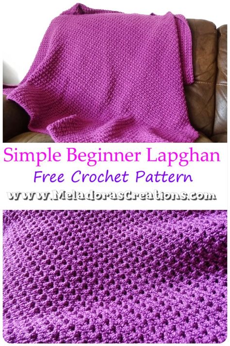 Quick And Easy Crochet Projects Simple Afghan Patterns, Fast And Easy Crochet Lap Blanket, Crochet Lapghan Patterns Free, Beginner Crochet Lap Blanket, Easy Crochet Lap Blanket For Beginners, Easy Lap Blanket Crochet Pattern Free, Free Crochet Patterns For Lapghans, Easy Crochet Afghans Beginner, Lap Afghan Free Pattern