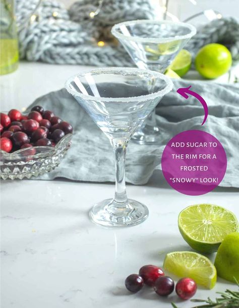 Winter White Cosmopolitan - Aleka's Get-Together Winter White Cosmo, White Cosmopolitan, Christmas Drinks Alcohol Recipes, Christmas Drinks Alcohol, White Cosmo, Bonefish Grill, White Cranberry Juice, Cherry Vodka, Cranberry Vodka