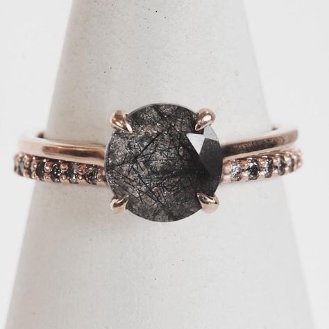 Gem Engagement Rings, Gray Diamond, Future Engagement Rings, Tourmalinated Quartz, Batumi, Black Diamond Ring, Dream Engagement, Dream Engagement Rings, Dream Ring