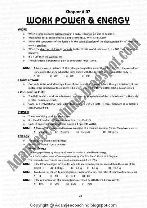 Work And Energy Physics Class 9, Energy Notes, Work And Energy, Study Physics, Work Energy And Power, Notes English, Bio Notes, Scientific Knowledge, Chemistry Basics