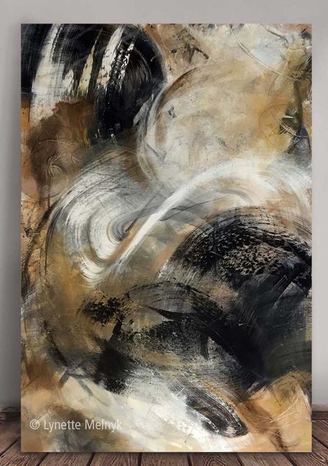 "Language Disguises Thought" is 24"x36" and wonderful for contemporary and transitional room decor or office interior. Luxurious swirls of metallic gold and bronze, with white and black acrylic painting in this modern abstract art on canvas. See my website for this painting and more. • painting by Lynette Melnyk #luxuryinterior #luxury #wallart Modern Abstract Painting Diy, Abstract Canvas Art Acrylics, Gold Abstract Painting, Gold Art Painting, Abstract Painting Print, Modern Art Paintings Abstract, Contemporary Abstract Painting, Modern Art Paintings, Contemporary Abstract Art