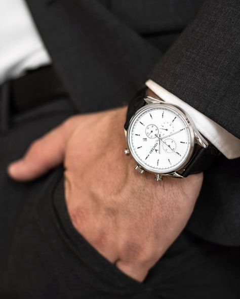 Vincero Watches on Instagram: “Hands down, the easiest watch you'll ever wear...The Chrono S. Black and White.  #LiveYourLegacy” Vincero Watches, Men's Watches, Men's Accessories, Jaeger Watch, Mens Accessories, Black And White, On Instagram, How To Wear, White