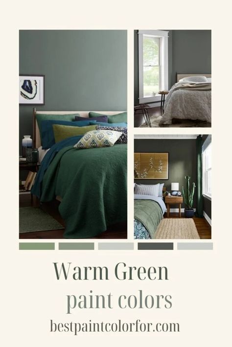 The best warm green paint colors for 2024 - Best Paint Color For Warm Green Paint Colors, Green Paint Colors Benjamin Moore, Sherwin Williams Snowbound, Off White Paint Colors, Sherwin Williams Green, Olive Green Paints, Paint Color Guide, Best Gray Paint Color, Green Wall Color