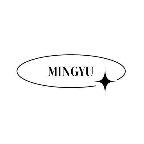 Mingyu Black And White, Mingyu Sticker, Kpop Symbols, Seventeen Names, Svt Heart, Mingyu Icons, Kpop Png, Minimalist Icons, Bubble Stickers