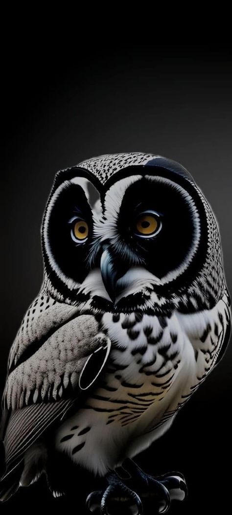 Owls World - Cute ❤️ Owl Wallpaper Iphone, Huawei Wallpapers, Black And White Instagram, Special Wallpaper, Owl Images, Owl Canvas, Owl Wallpaper, Glitch Wallpaper, Colorful Owls