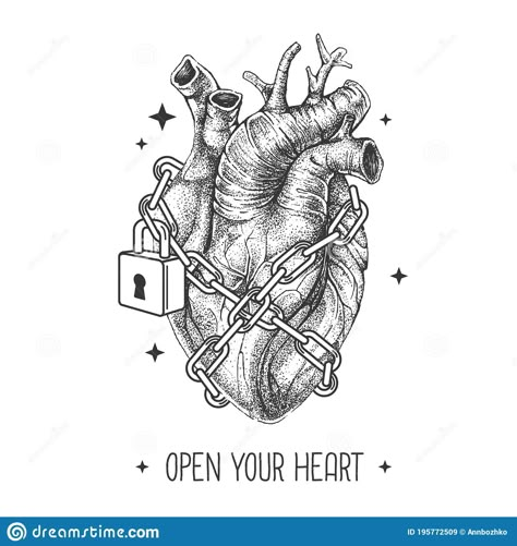 Chains Around Heart Drawing, Heart And Chain Drawing, Heart In Chains Drawing, Locked Heart Drawing, Heart With Chains Drawings, Chained Heart Drawing, Heart With Chains Tattoo, Chain Heart Drawing, Heart Lock Drawing