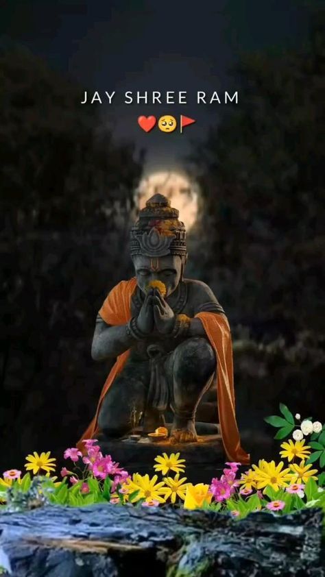 #hanumanji #ram #pintrest #status #hanuman Ram Navami Photo, Jay Shri Ram, Hanuman Video, Album Cover Wallpaper Collage, Jay Shree Ram, Birthday Quotes Funny For Him, Best Friend Thoughts, Emoji For Instagram, Hanuman Pics