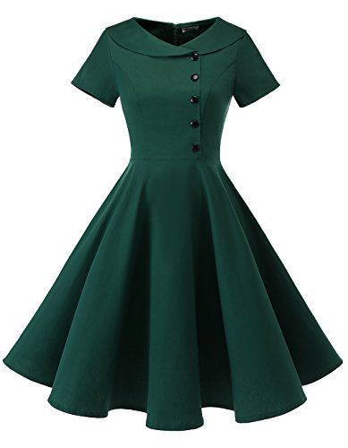 Discover the latest vintage dresses online. 1000+ styles with new drops daily. Free shipping and free returns on eligible items. Shop top dress brands for women. Flare Dress Casual, 1950s Retro, Classy Dress Outfits, Vintage Short, Elegant Dresses For Women, X Reader, The One And Only, Girls Fashion Clothes, Mode Vintage