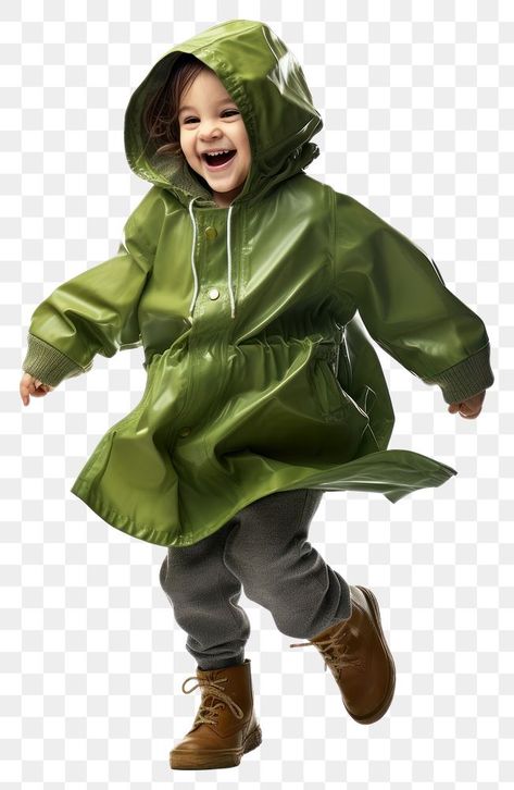 Green White Background, Cute Clothing, Raincoat Kids, White Background, Sweatshirts, Green, White, Clothes