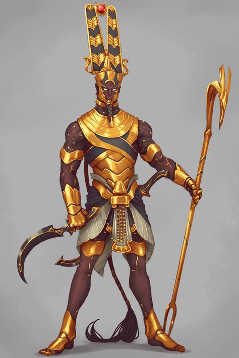 🤴🏿🤴🏿🤴🏿🤴🏿🤴🏿🤴🏿🤴🏿🤴🏿🤴🏿 Egyptian Warrior, Egypt Concept Art, Ancient Egypt Gods, Gods Of Egypt, Egyptian God, Afrocentric Art, Egyptian Mythology, Egypt Art, Egyptian Goddess