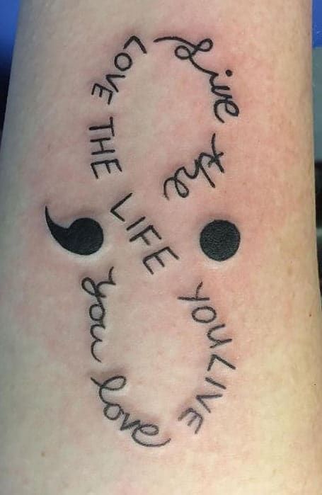 25 Meaningful Semicolon Tattoos for 2021 - The Trend Spotter Deep Tattoo Ideas Dark, Comma Tattoo Ideas, Tattoo Ideas Female Semi Colon, Semicolon Quotes, Semicolon Meaning, Semicolon Tattoo Meaning, Semicolon Tattoos, Words To Know, Colon Tattoo