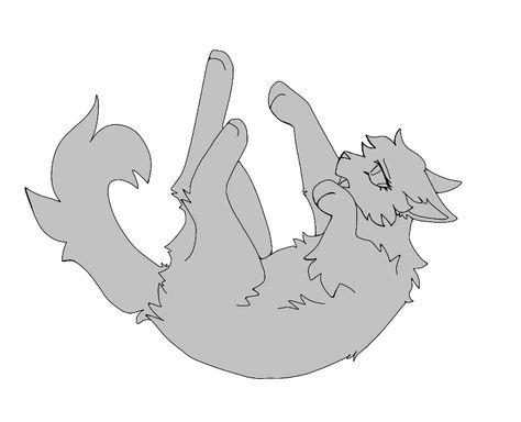 Warrior Cats Body Base, Cat Falling Drawing, Warrior Cats Coloring Pages, Free Warrior Cat Bases, Cat Bases F2u, F2u Warrior Cat Base, Cat Oc Base, Warrior Cats Drawing Base, Cat Drawing Base