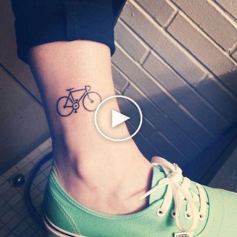 16 tatuajes que sólo los amantes de las bicicletas entenderán - Diseño Infinity Tattoo, Tattoos