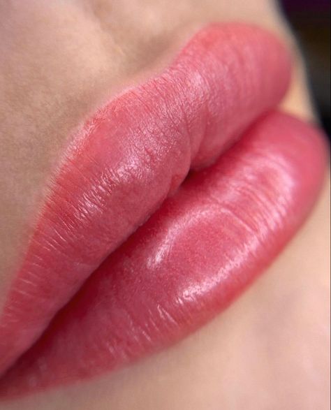 Pmu Lips Permanent Makeup, Lip Pmu, Cosmetic Lip Tattoo, Lips Permanent Makeup, Permanent Makeup Lips, Bb Lips, Pmu Lips, Layers Of The Skin, Lip Healing