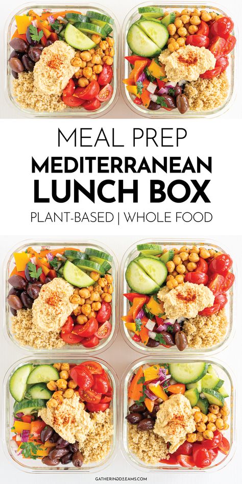 Mediterranean Meal Prep, Mediterranean Lunch, Meal Prep Lunch Box, Mediterranean Diet Food List, Mediterranean Recipes Healthy, Winter Salads, Mediterranean Diet Recipes Dinners, Meal Prep Lunch, Prep Lunch