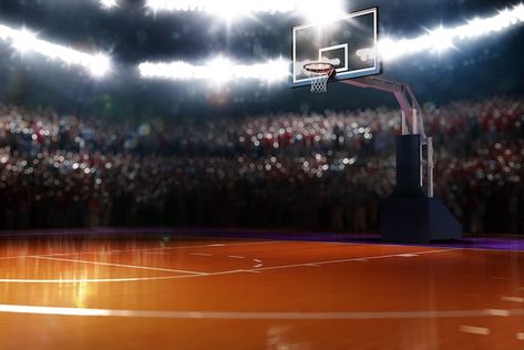 Basketball Stadium, Photo Basketball, Render Background, Sports Arena, 3d Render, Vector Photo, Premium Photo, Basketball Court, Basketball