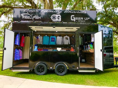 Retail Trailer, Mobile Fashion Truck, Truck Store, Food Trailers, Cargo Trailer Conversion, Pop Up Trailer, Fashion Truck, Enclosed Trailers, Custom Trailers