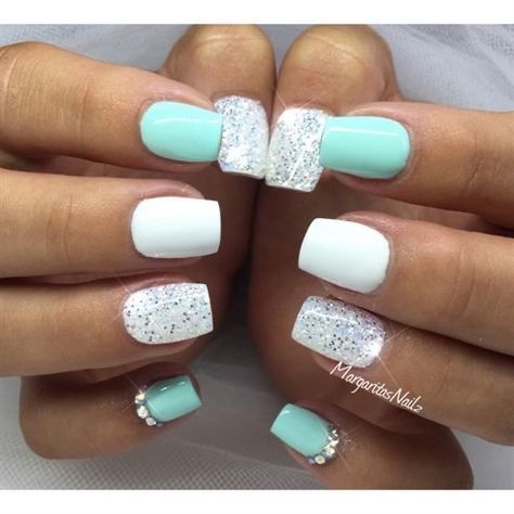 Pedicure Designs, Best Nail Polish, Gel Nail Designs, Manicure Y Pedicure, Glitter Nail Art, Cute Nail, Nail Polishes, Acrylic Nail Designs, Blue Nails