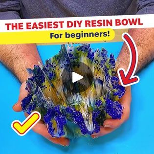 868K views · 4.2K reactions | The EASIEST Way To Make A Resin Bowl *Beginner Friendly* | The EASIEST Way To Make A Resin Bowl *Beginner Friendly* | By Steve McDonald Arts & Crafts | Facebook Resin Bowls Diy How To Make, Epoxy Pictures, Resin Bowls, Steve Mcdonald, Resin Bowl, How To Make Resin, Diy Bowl, Resin Diy, Resin Crafts