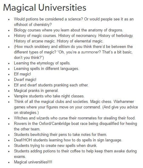 Writing Magic School, Magic Systems Ideas, Beginning Writing Prompts, Urban Fantasy World Building, How To Make A Fantasy Language, Urban Fantasy Ideas, Writing Mute Character, Magic System Ideas Writing, How To Write A Mute Character