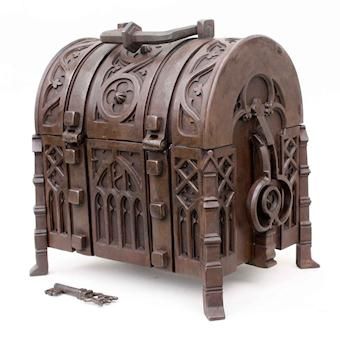 Medieval Chest, Pirate Chest, Metal Chest, Weird Furniture, Steampunk Furniture, Antique Shelves, Vault Doors, Old Chest, Trunks And Chests