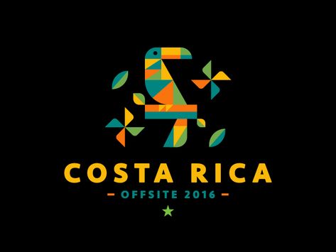 Costa Rica by Trevor Basset on Dribbble Roots Logo, Costa Rica Hotel, Tourism Logo, Graphic Design Styles, Illustration Typography, Hotel Logo, Tshirt Printing Design, Architecture Concept Drawings, Costa Rican