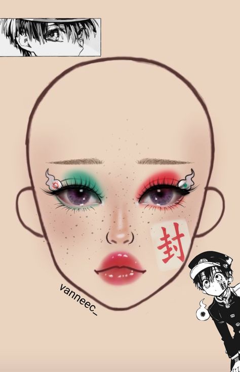 Boceto Makeup Egirl, Leeeexz Makeup, Anime Makeup Looks, Makeup Ideas Drawing, Makeup Egirl, Makeup Anime, Makeup Charts, Anime Eye Makeup, Makeup Drawing