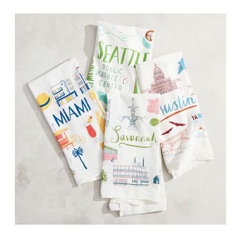 Claudia Pearson City Tea Towel City Tote Bag, Affordable Christmas Gifts, Fun City, Cheap Christmas Gifts, Sublimation Ideas, Towel Sets, Cheap Christmas, Quick Dry Towel, Tea Towel Set